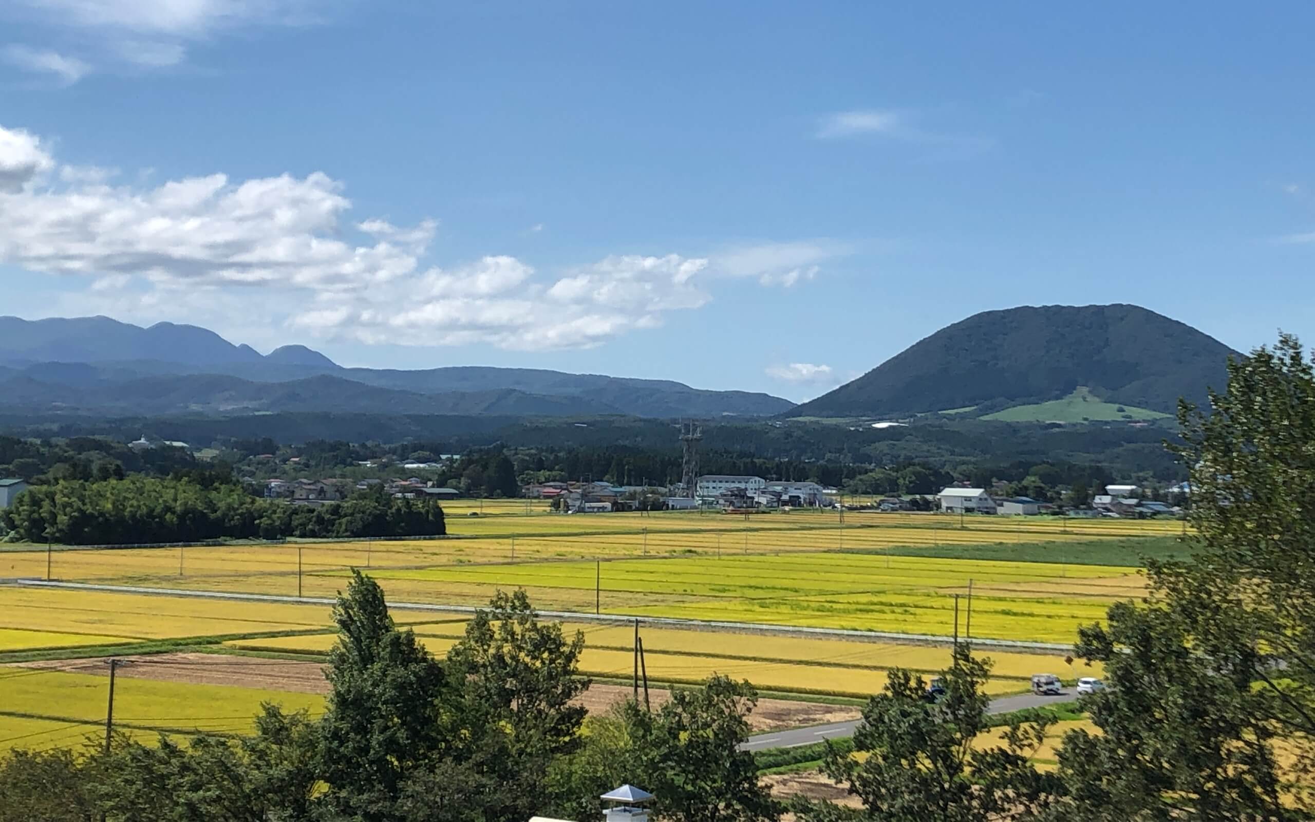 加美町の田園風景